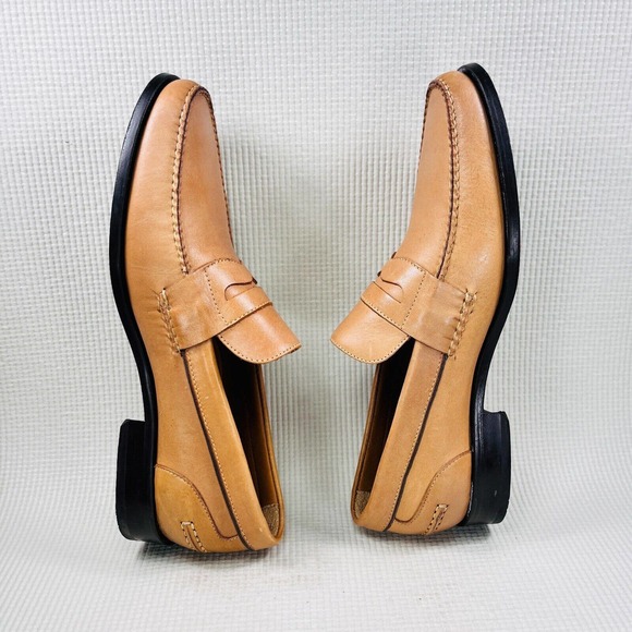 G.H. Bass & Co. Tan Leather Loafers - Picture 5 of 10